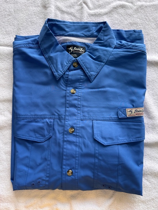 Bimini Bay Outfitters Other - Bimini Bay Men's Blue Button-Fishing Shirt NWT